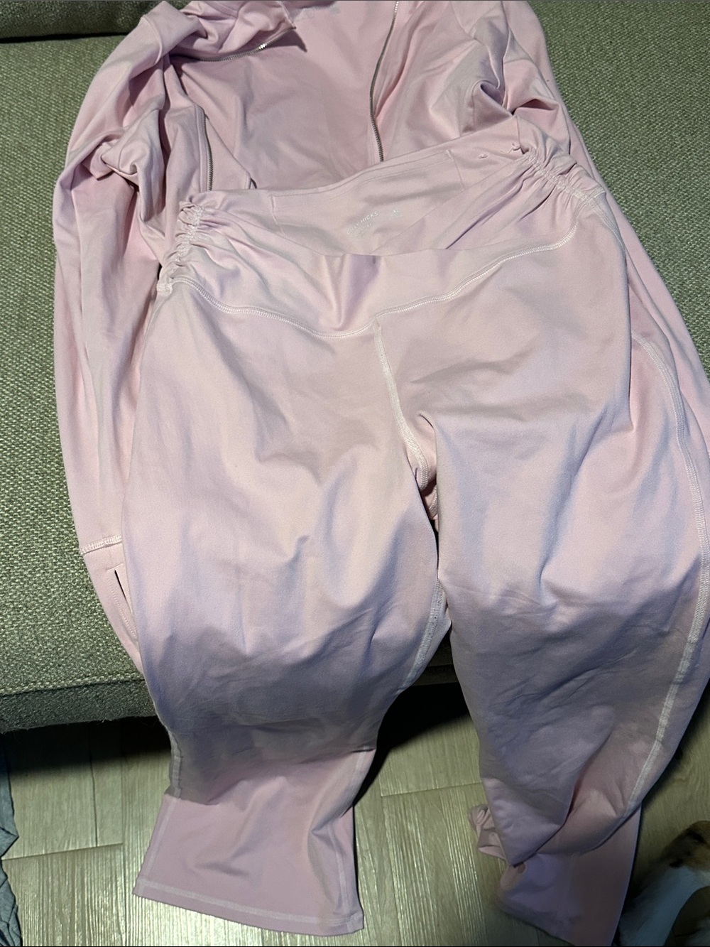 Forever 21 Light Pink High-Rise Workout Leggings